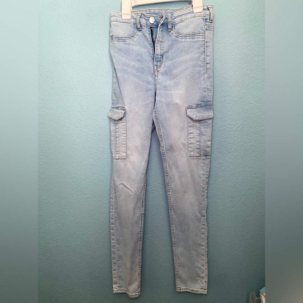 H&M cargo skinny jeans